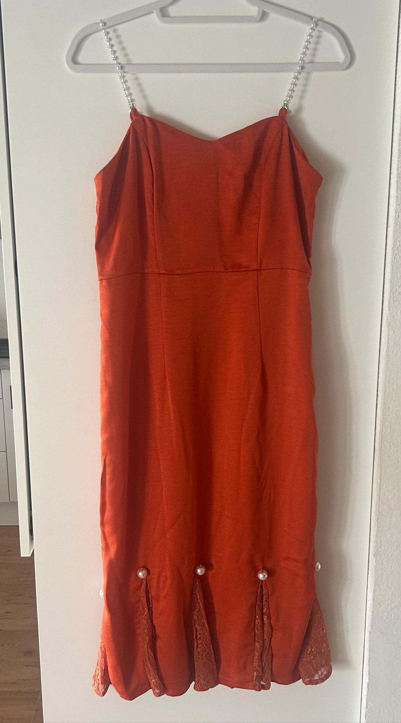 Robe vintage terracotta taille M 